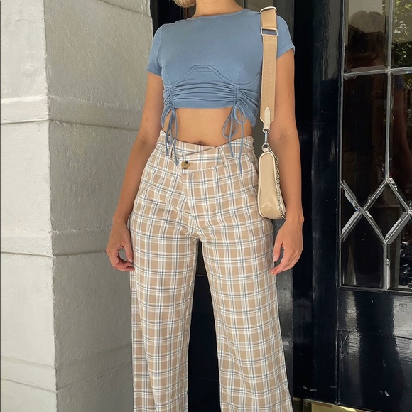 BNWT Princess Polly Dane Pants Beige - Picture 5 of 5